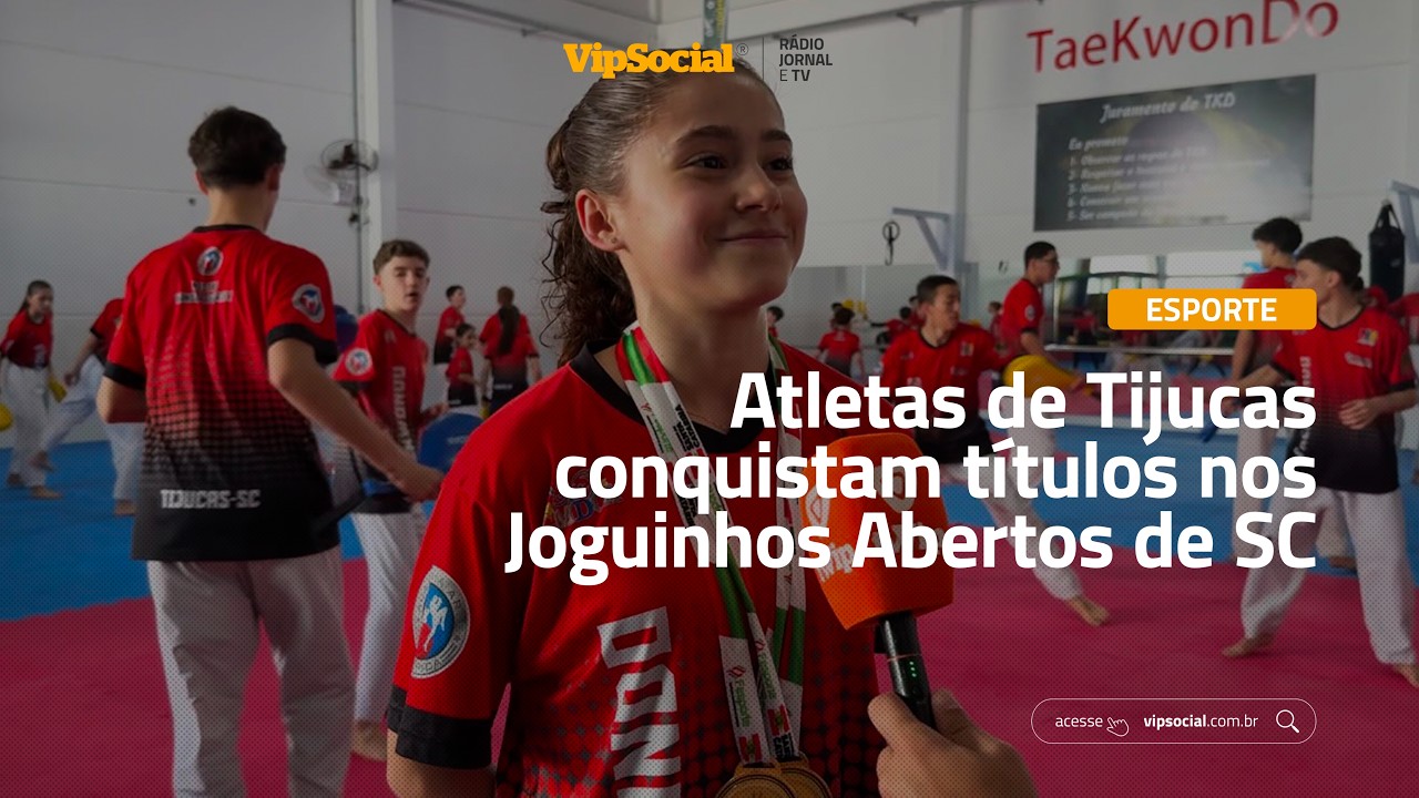 Atletas de Tijucas conquistam títulos nos Joguinhos Abertos de SC