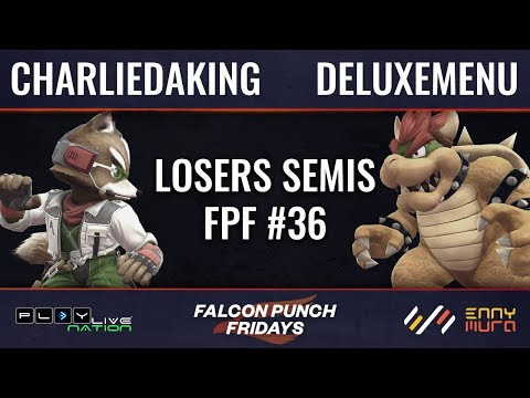 LH | Charliedaking (Fox) vs UG | Deluxemenu (Bowser) - Losers Semis (EMLH Week 5)