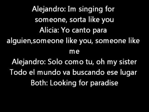 Como cantar Looking For Paradise - Alejandro Sanz (feat. Alicia Keys)