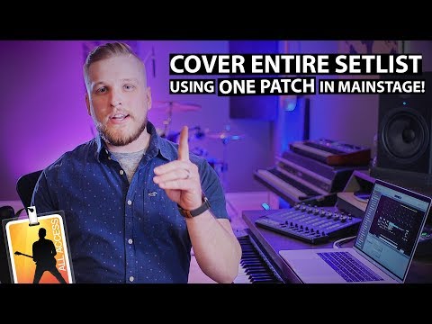 How to Build a Setlist in MainStage Using Sunday Keys - One Go-To Layered Worship Patch