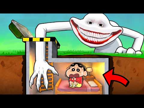 Shinchan Hiding in Underground Bunker  😱