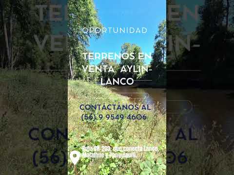 Vendemos parcelas en Lanco- Aylin región de Los Ríos #bienesraices