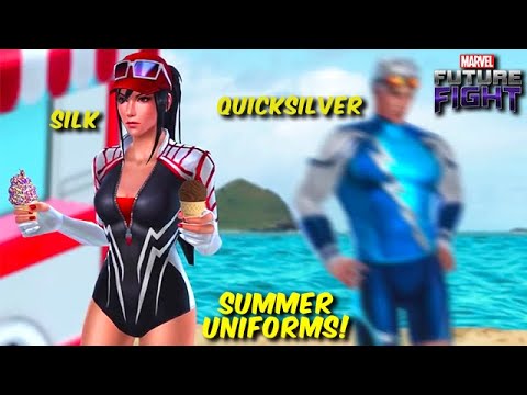 SILK & QUICKSILVER SUMMER UNIFORMS!! Full Update? - Marvel Future Fight