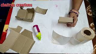 Best Decor for Christmas Santa Claus Sleigh Making with Cardboard | #Christmasdecor #christmas2024