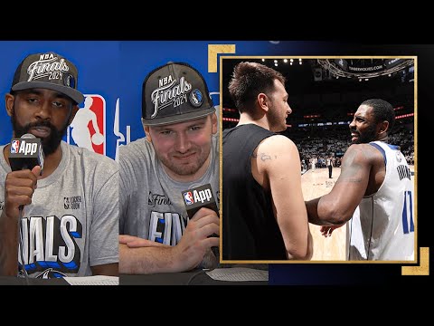 Kyrie Irving & Luka Doncic Talk Mindset For The Finals, Their Relationship As Teammates & More!