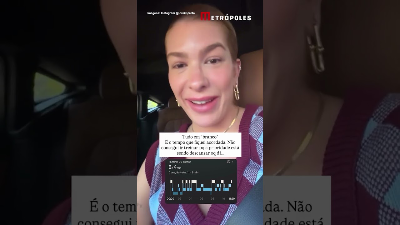 Lore Improta desabafa sobre privação de sono na reta final da gravidez