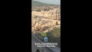 «The Resurrection», sul set del film di Mel Gibson a Gravina in Puglia spunta un cammello