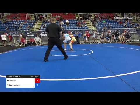 160 Lbs Consi Of 64 #2 - Matthew Jens, Illinois Vs Tommy Freeman, Ohio B067