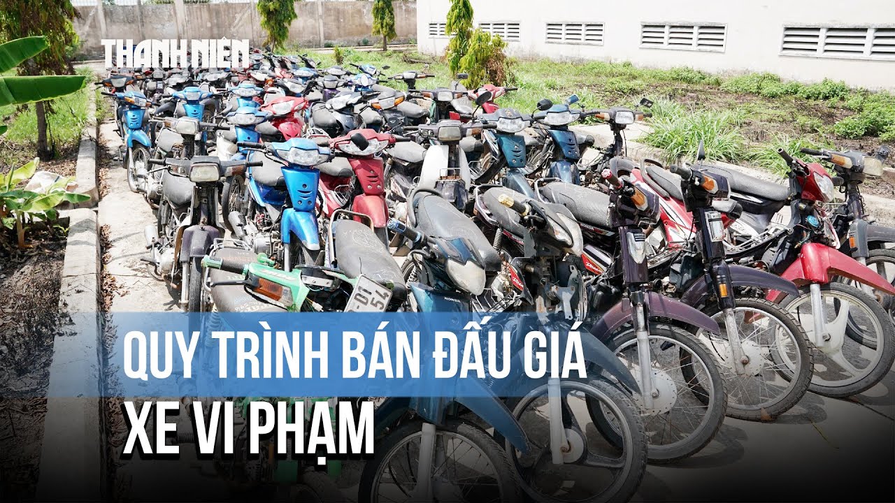 CSGT TP.HCM bán đấu giá hơn 24.000 xe vi phạm: Quy trình ra sao?