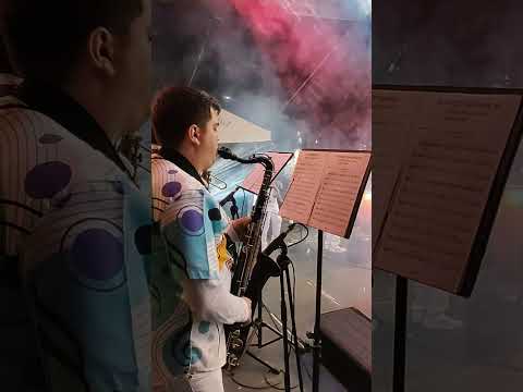 madera orquesta show presentación en Floresta / Boyacá #saxophone #baile #merengue