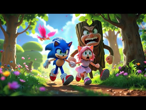 Explore The Jungle With Sonic and Amy Rose | Sonic The Hedgehog 3 Animation