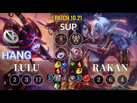VG Hang Lulu vs Rakan Sup - KR Patch 10.21