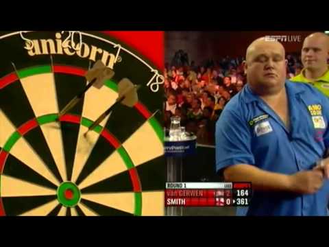 Van Gerwen v Smith | 1/2 | Round One | European Darts Championship 2012