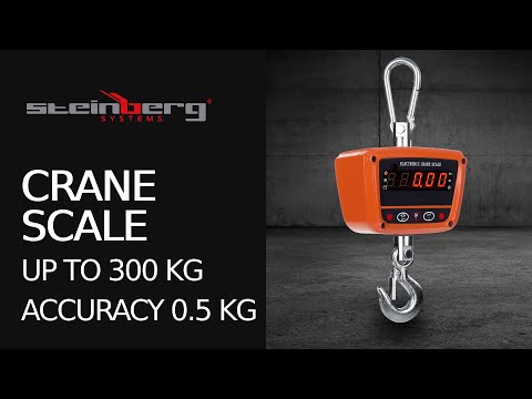 video - Crane Scales - 300 kg - splash protected