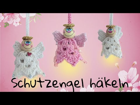 Schutzengel häkeln 🧶 mit Licht oder Glocke 💗💖