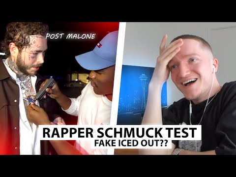 Justin reagiert auf FAKE Iced Out Check bei Post Malone, Blueface.. | Reaktion