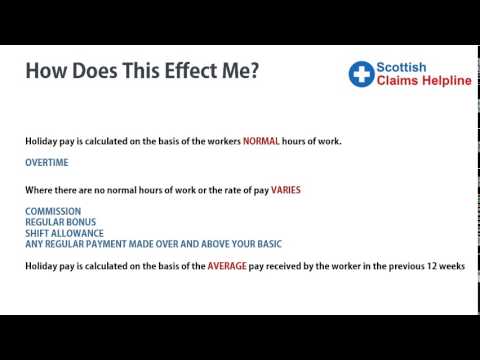 Holiday Pay Claims - Explained