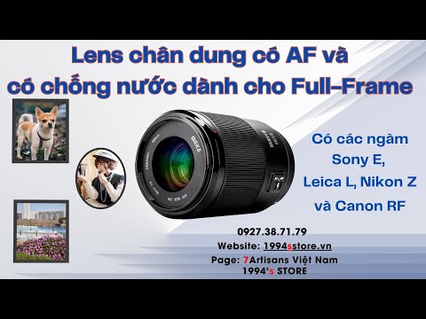 Ống kính Meike 50mm F1.8 SE AF cho Full-Frame Sony E/Nikon Z/Leica L
