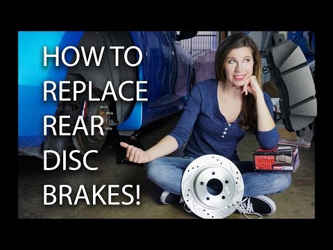 HOW TO REPLACE REAR DISC BRAKES - ROTORS AND PADS!