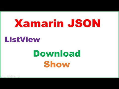 Xamarin Android JSON Ep.03 : ListView - Fetch ,Show [Async Await]