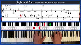Night And Day / Moonlight Sonata - jazz piano tutorial
