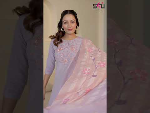 S4U Womaniya Liquid Viscose Slub Wholesale Readymade Suits Catalog – product video thumbnail