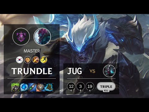 Trundle Jungle vs Ekko - KR Master Patch 10.13