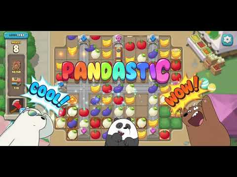 We Bare Bears Match3 Repairs Level 1151 - No Boosters