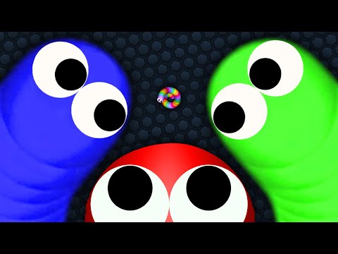Slither.io Best Tiny Snake Trolling Giant Snakes - Epic Slitherio Gameplay