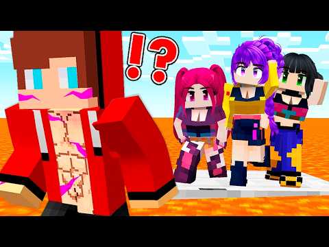 JJ Met Rumi Mira and Zoey in LAVA WORLD K-POP DEMON! Can it be a TRAP? - Maizen Minecraft JJ & Mikey