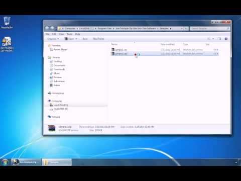 Join Multiple Zip Files Into One Software