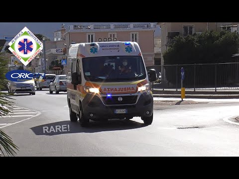 [X2] Ambulanza 2-491 P.A. Pietra Soccorso (SV) in sirena