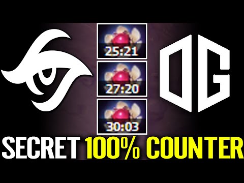 SECRET VS OG HIGHLIGHTS - 3x Lotus Orb 100% Counter Sunder Terrorblade | Dota 2 Beyond Epic