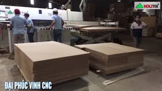 Máy cưa panel saw + bàn nâng ván thông minh | Tectra 328 | HOZLTEK