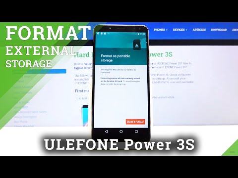 How to Format SD Card on ULEFONE Power 3S - Reset Memory Card