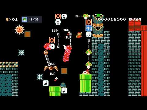 全自動/AUTO【1UP好きのあなたへ】 [For 1UP Fans] by ズルにゃんすき！ 🍄Super Mario Maker 2 | Switch | No Commentary #dor