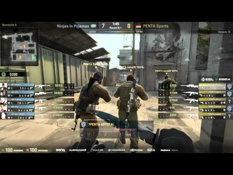 CS:GO NiP vs Penta (train) - ESL ESEA Pro League Season 2