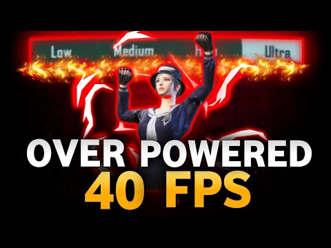 Over Powered 40 FPS | The Hardest 1v1 In 40 FPS | Smooth+Ultra | BGMI | PUBGM