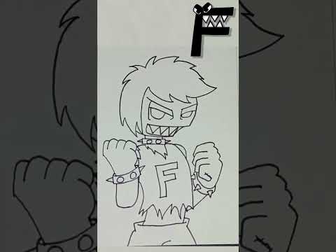 Drawing Alphabet Lore in Real Life / Humanized Alphabet Lore/ABCDEFGH #alphabetlore #drawing