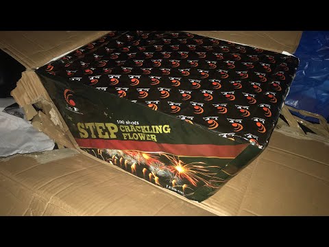 Step Crackling Flower 100’Shots by LF Fireworks, New Year’s Eve fireworks Philippines 2022