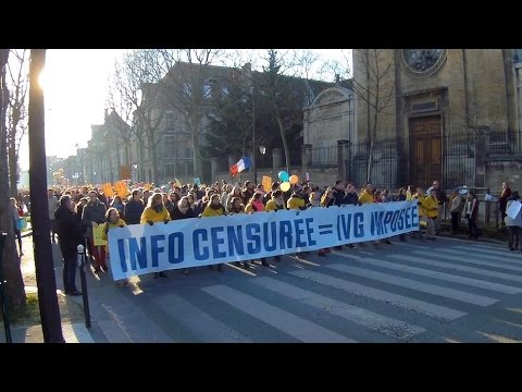 Gran éxito de la marcha por la Vida en París