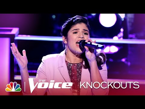 Coach Blake Continues to Be Blown Away by Joana Martinez's Talent - The Voice Knockouts 2019
