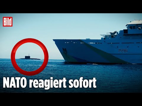 Russisches U-Boot vor Europas Küste entdeckt
