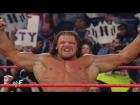 Triple H Returns From Injury After 8 Months! - RAW 7/1/02 (2/2)