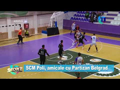 SCM Poli, amicale cu Partizan Belgrad