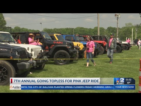 7th Annual Going Topless For Pink Jeep Ride