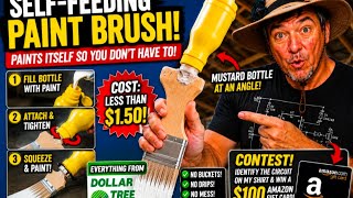 No More Paint Buckets! I Built a Self-Feeding Paint Brush 🖌️⚡