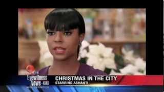 Ashanti talks about her new Christmas movie and her love life