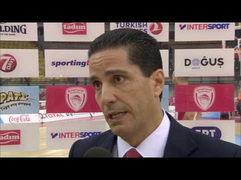 Post-game interview: Coach Sfairopoulos, Olympiacos Piraeus 