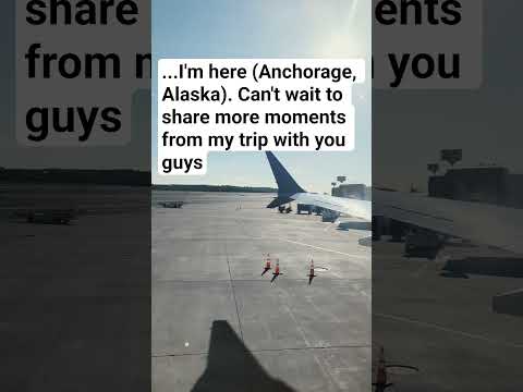 Subscribe because I'm here #alaska #travel #anchoragealaska #tedstevensairport